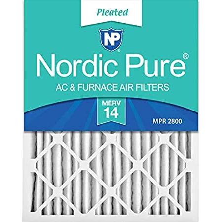 【一部予約販売】 ［新品］Nordic Pure 16 x 25 x 2 m14 – 3プリーツAC炉エアフィルタ、ボックスの3 ブリーフケース