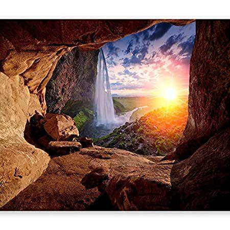 再値下げ 新品 Artgeist 壁画 ウォーターフォール 154x110インチ Xxl 剥がして貼るだけの自己粘着壁紙 はがせる大きなステッカー ホイル壁装飾 プリ 人気絶頂