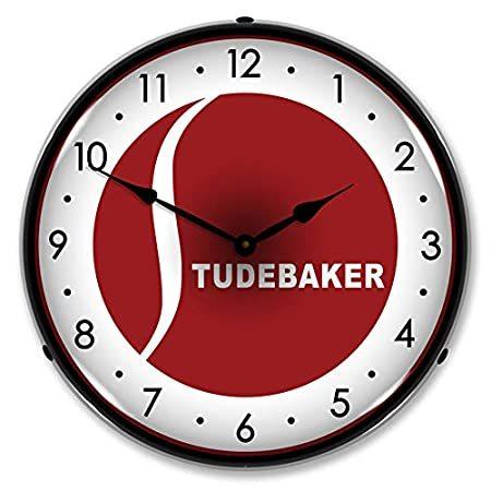 ［新品］Studebaker LED Wall Clock, Retro/Vintage, Lighted, 14 inch