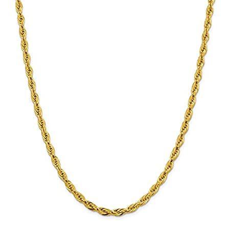 喜ばれる誕生日プレゼント 77%OFF 碧薔薇屋 新品 10k Yellow Gold 4.75mm Link Rope Chain Necklace 20 Inch Pendant Charm Fine ligerliger.com ligerliger.com