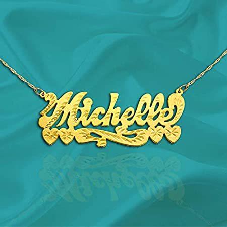 驚きの値段で Necklace Name Custom - Necklace Name ［新品］Personalized - - Designer Handcrafted チョーカー