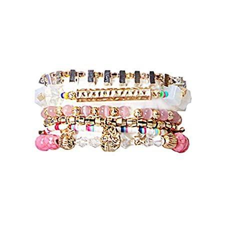 2021年のクリスマスの特別な衣装 Stack Bracelet Cashmere Pink ［新品］Erimish - Jewelry Fashion ブレスレット