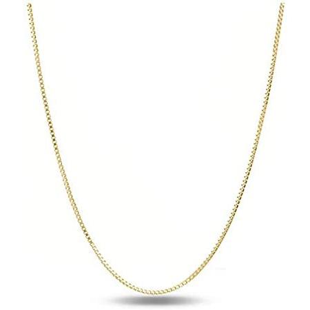 激安価格の 0 9mm 新品 14kゴールド ボックスチェーンネックレス ゴールドペン メンズ レディース 14kゴールドネックレス ロブスタークラスプ留め 薄くて丈夫 チョーカー Garces Org