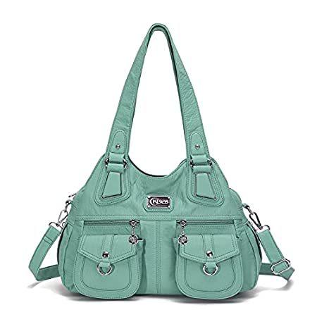 【保障できる】 Large Handbags Shoulder Women ［新品］KL928 Hobo (Green) Women for Purses ブリーフケース