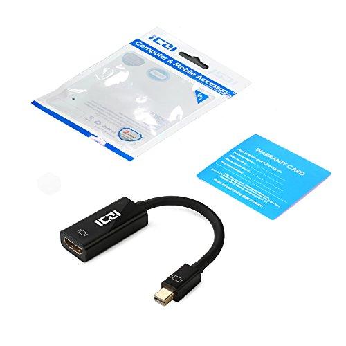 Mini DisplayPort HDMI,ICZIMini DisplayPort to HDMI変換ケーブル 高解像度4K,3D対応 4k, 黒｜aobashop｜08