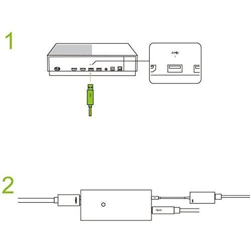 Xbox One Kinect センサー用 Windows PCアダプター Xbox One S/Xbox One X 用アダプター｜aobashop｜02