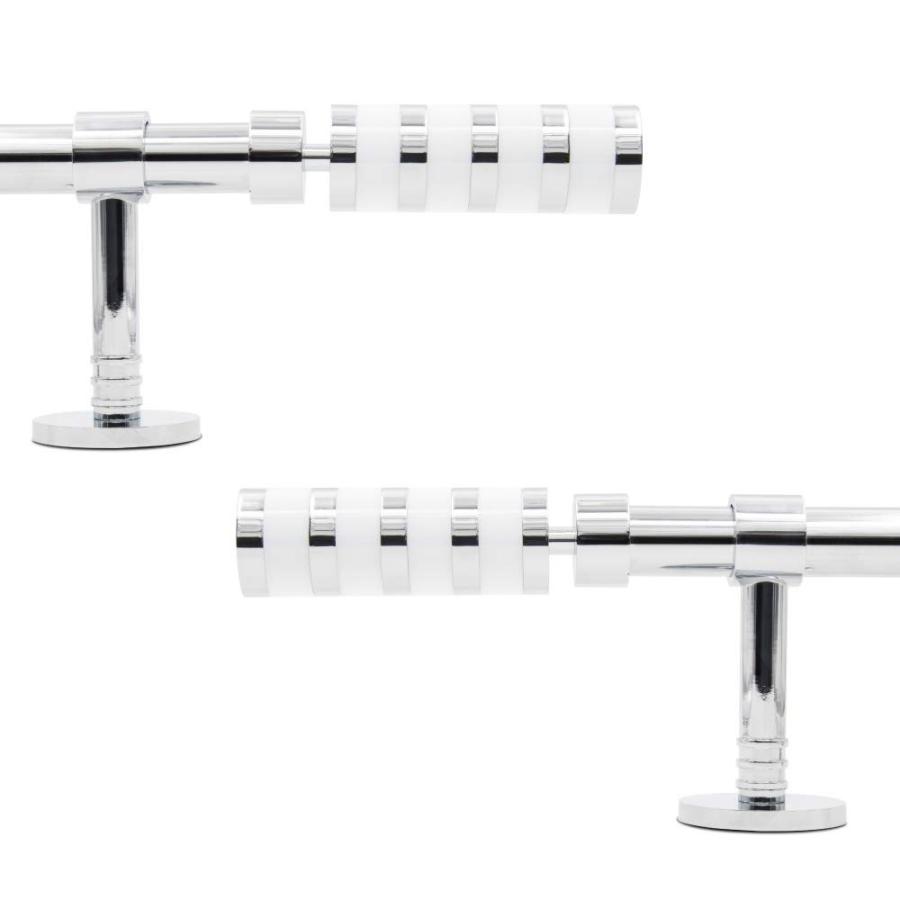 50 Off 金属製 アイアン伸縮カーテン装飾レールセット Gcmac8014lw C 170 310 Cm ポール直径 25 28mm 年最新海外 Esiba Tg