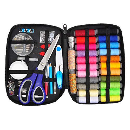 Aceiken 裁縫セット ソーイングセット 裁縫道具 24色糸 裁ちばさみ 糸切りばさみ 自動式メジャー 手芸 レザー収納バック 携帯式 小学生 S 0811 Aobashop 通販 Yahoo ショッピング
