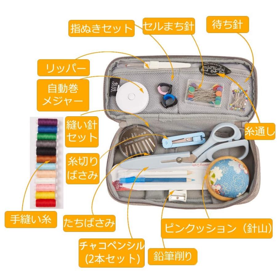 ヒマラヤ 裁縫セット ソーイングセット 女の子 小学生 大人 １２種類カラー鮮やかな縫い糸 収納ポーチトラベルポーチ 持ち手付き プロ裁縫道具 ポータ S 0129 Aobashop 通販 Yahoo ショッピング