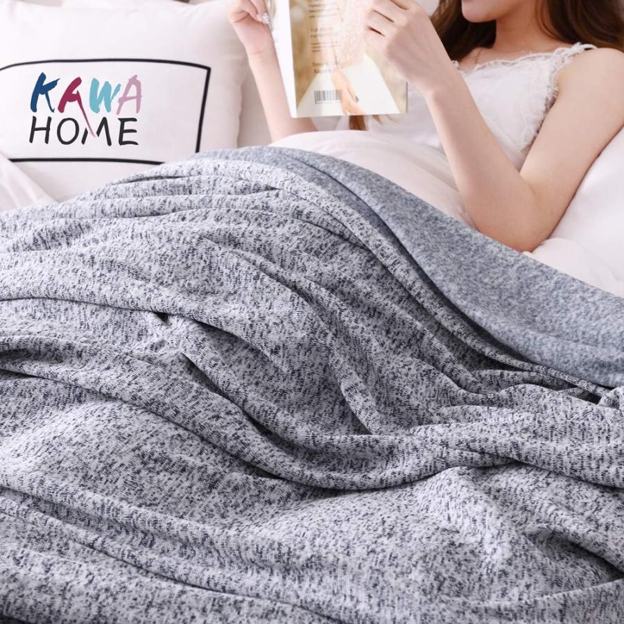 Kawahome オリジナル ニット タオルケット ダブル 大判 夏用 軽量 薄い フリース ブランケット おしゃれ 北欧風 プレゼント 暖かい ベッ S Aobashop 通販 Yahoo ショッピング