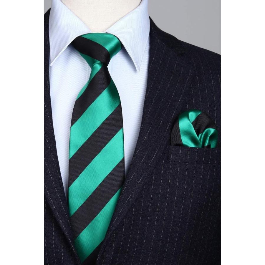 ネクタイ セット メンズ おしゃれ ブランド プレゼント 披露宴 ネクタイ チーフ セット 二次会 グリーン Hisdern ヒスデン S Aobashop 通販 Yahoo ショッピング