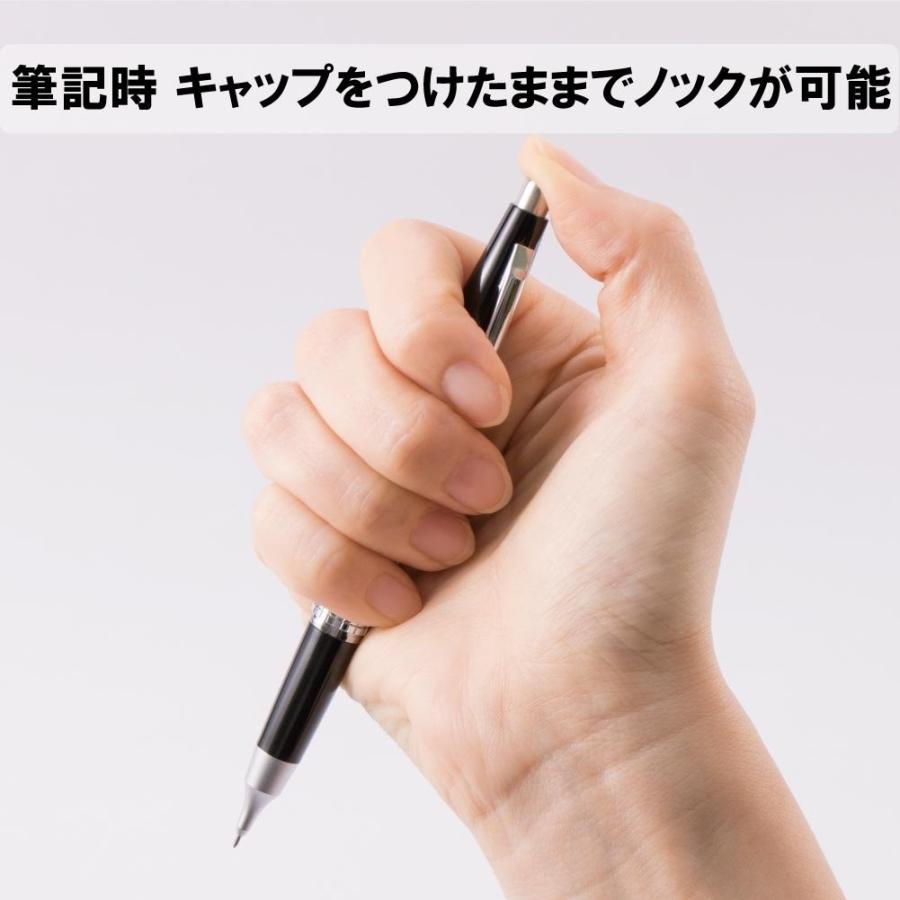 ぺんてる シャープペン 万年CIL(ケリー) キャップ式 P1035-AD 黒｜aobashop｜04