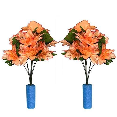 Tsururu Jp 仏花 お盆 造花 お彼岸 命日 お供えに Ct触媒加工 花束一対 選べる3種類 グラジオラス 一対 Www Unipymes Com