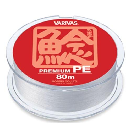 VARIVAS(バリバス) PEライン ナマズ プレミアム 80m 6号 70lb パールホワイト｜aobashop