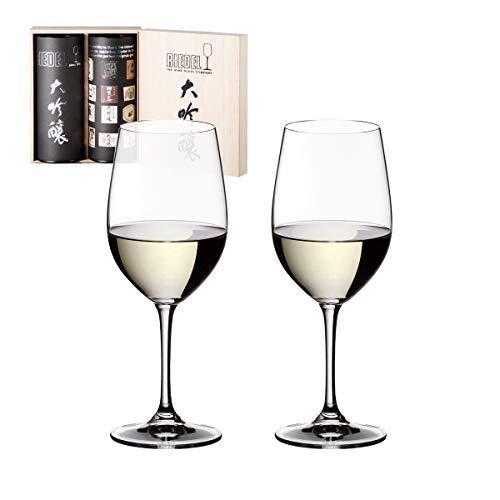 RIEDEL リーデル 日本酒 グラス ペアセット ヴィノム 大吟醸 木箱入り 380ml 0416/75-2｜aobashop｜02