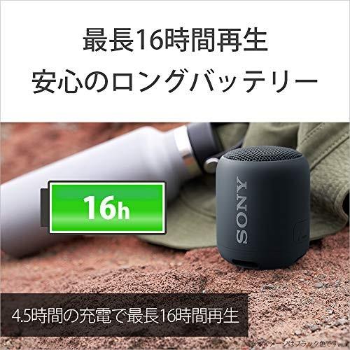 日本製 ソニー SONY ワイヤレスポータブルスピーカー: / Bluetooth対応 / 重低音モデル / マイク付き ブルー SRS-XB12 L