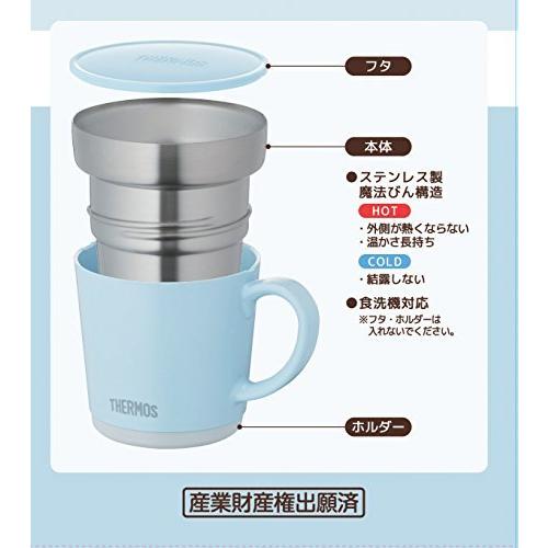 サーモス 保温マグカップ 350ml ライトブルー JDC-351LB｜aobashop｜06