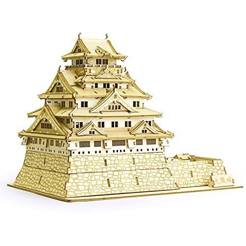 楽天市場 ki-gu-mi 大阪城 - 小学生 から 大人 まで 楽しめる 木製 3D 立体パズル DIY 工作キット 知育玩具 - 立体アート