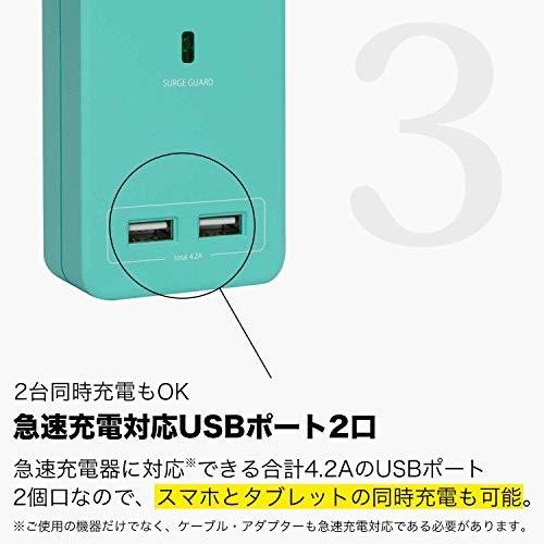 Fargo インテリア おしゃれ 壁挿し 電源タップ 雷サージガード ホワイト 白 スマホスタンド Ac4個口 4 2a Usb 急速充電 S 0610 Aobashop 通販 Yahoo ショッピング