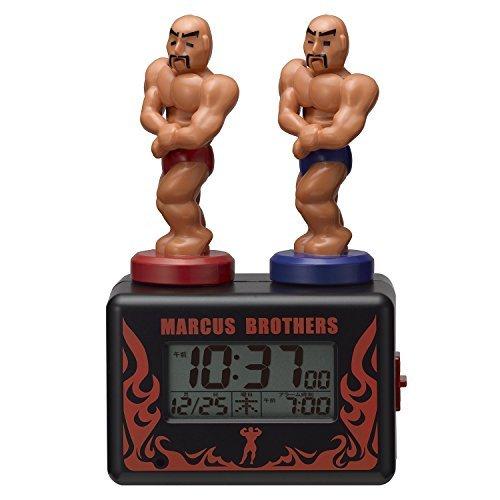 リズム時計 アクション目覚まし時計 マーカスブラザース 8RDA62RH02 :s