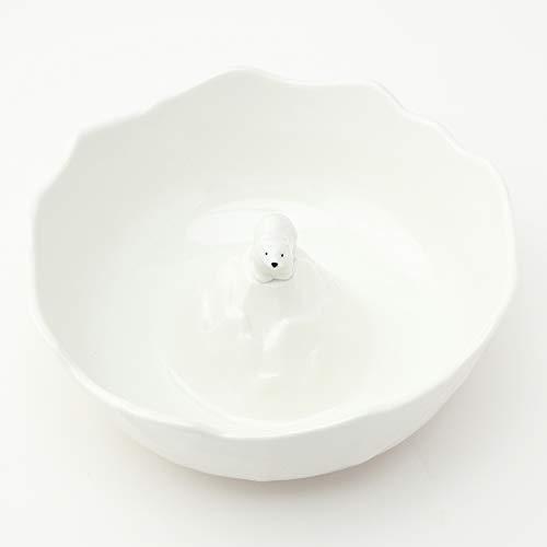 サンアート かわいい食器 「 北極 」 しろくま そうめん鉢 中鉢 直径20cm 白 SAN2074｜aobashop｜03