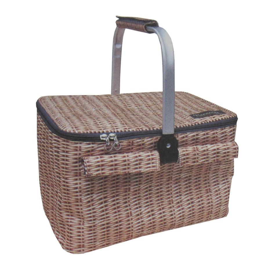 新しいコレクション Spice Of Life 保冷 クーラーハンドルバスケット バカンス パニエ 40 40 32cm バスケット柄 エコバッグ ダブルファスナー 内ポ Rakuten Turningheadskennel Com