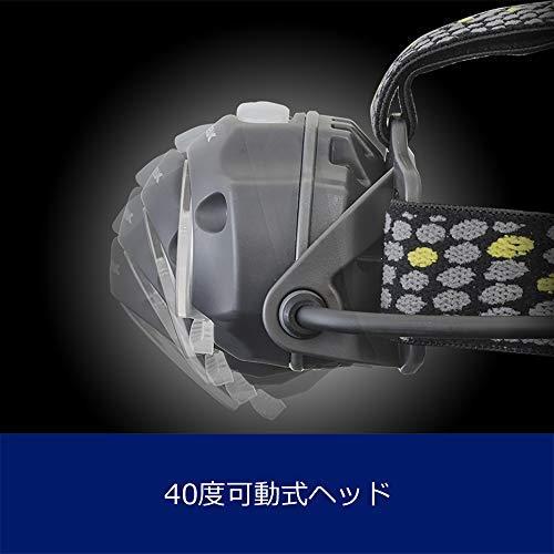 GENTOS ジェントス LED ヘッドライト 【明るさ400ルーメン/実用点灯7時間/非接触センサースイッチ搭載】 デルタピーク DPX-333D｜aobashop｜06