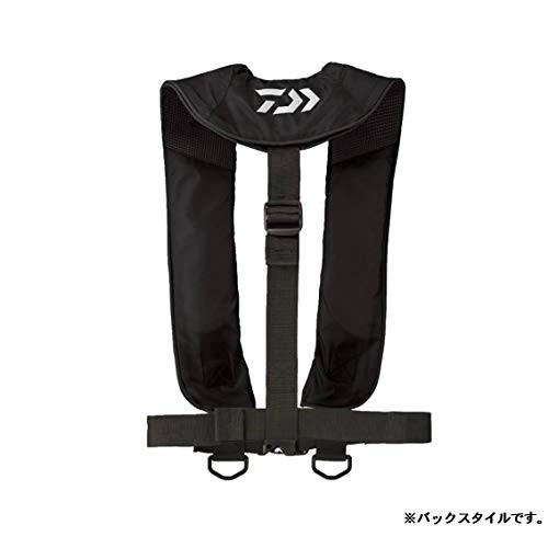 ダイワ(DAIWA) インフレータブルライフジャケット(肩掛けタイプ手動・自動膨脹式) ブラック フリー DF-2608｜aobashop｜02
