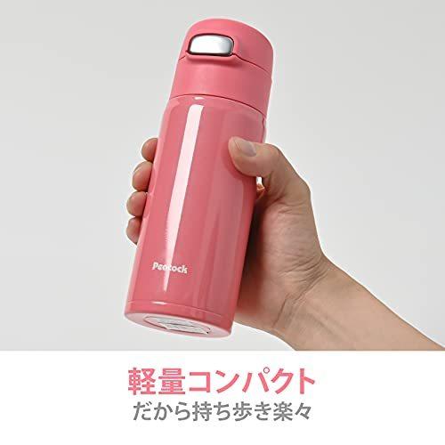 ピーコック魔法瓶工業 マグボトル ピンク 0.4L ステンレスボトル ストロータイプ APA-40 P｜aobashop｜05