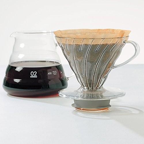 HARIO(ハリオ) V60レンジサーバー600クリア 透明ブラック 600ml 2-5杯用 コーヒードリップ 日本製 XGS-60TB｜aobashop｜06