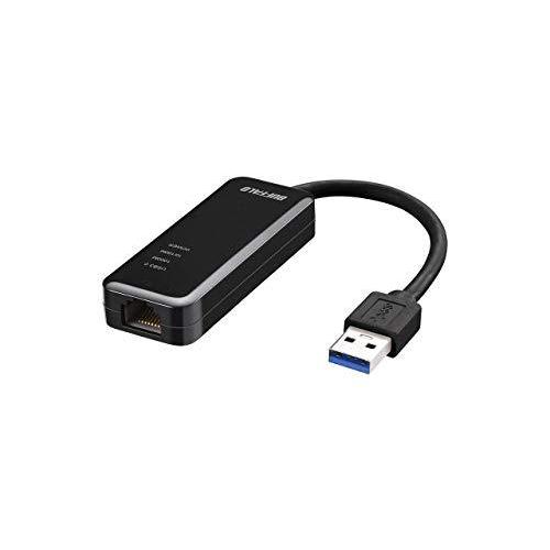 BUFFALO 有線LANアダプター LUA4-U3-AGTE-BK ブラック Giga USB3.0対応 【Nintendo Switch動作確認】｜aobashop
