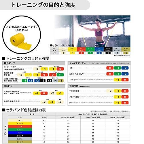 TB-150 セラバンド 50ヤード(45m) イエロー 