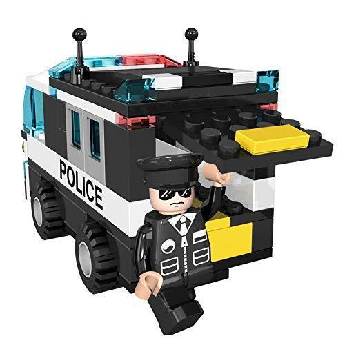 COGO ブロック　シティポリスカー　警察セットシリーズ　ポリストラック車　玩具　子供用　104PCS　CG3409 6歳以上｜aobashop｜02