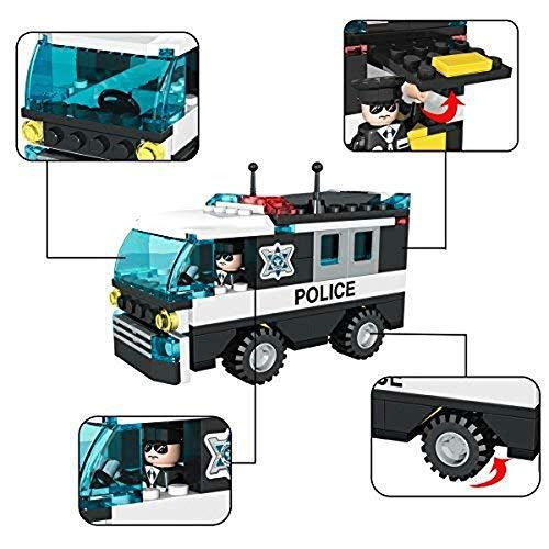 COGO ブロック　シティポリスカー　警察セットシリーズ　ポリストラック車　玩具　子供用　104PCS　CG3409 6歳以上｜aobashop｜04