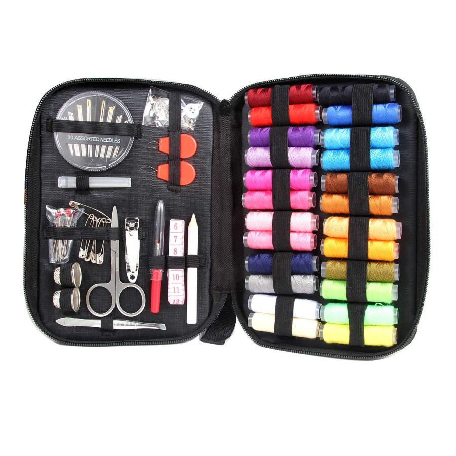 Letuhui 裁縫セット ソーイングセット 24色縫い糸あり 携帯式 ポータブルミシンアクセサリー 小学生 家庭用 男女兼用 学校用 裁縫道具 セッ S 0129 Aobashop 通販 Yahoo ショッピング