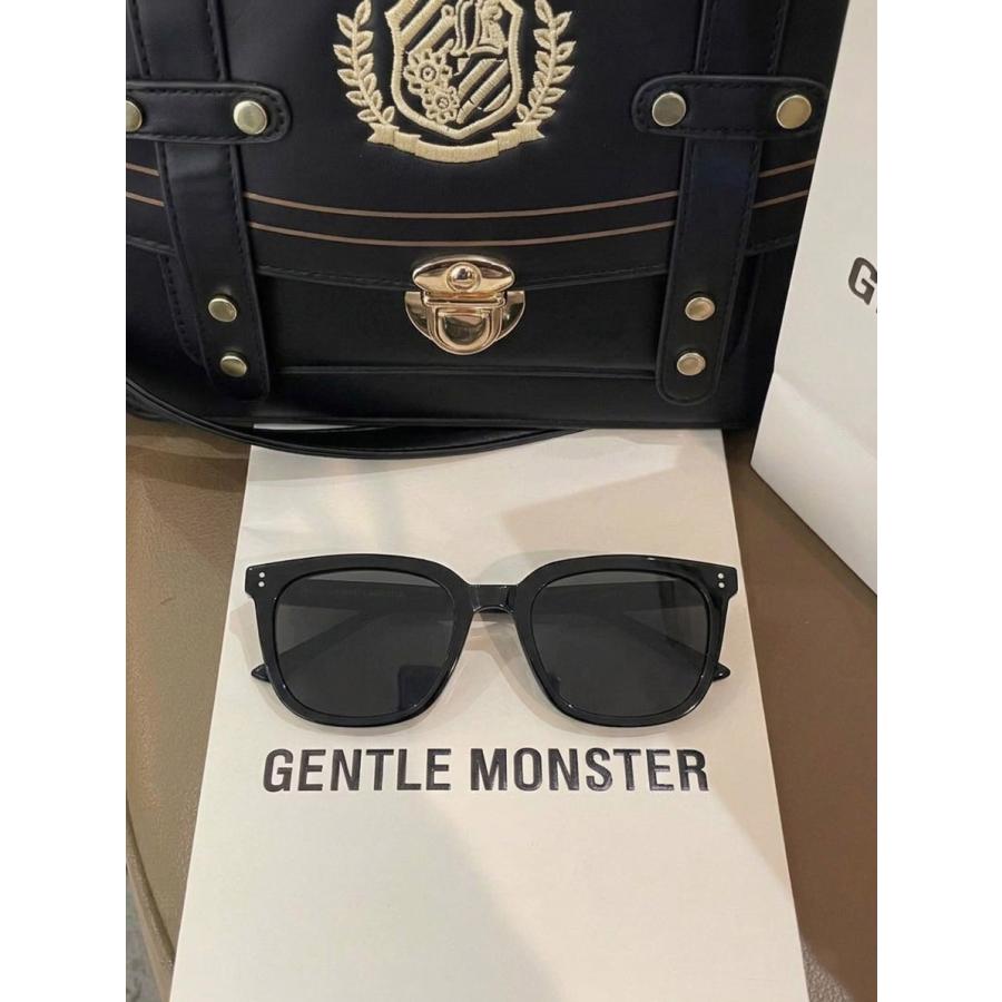 GENTLE MONSTER EAST MOON サングラス 黒 フルセット美品 Gentle Monster ジェントルモンスター Lang サングラス 黒 : 青ブルー