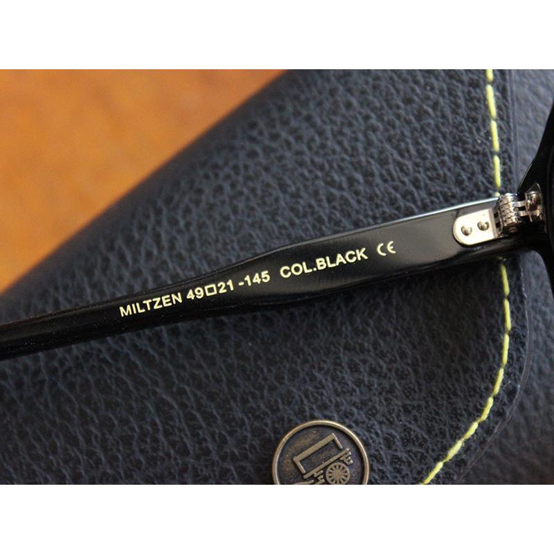 新品 人気作 高級※MOSCOT モスコット・ MILTZEN 49・眼鏡フレーム ・黒