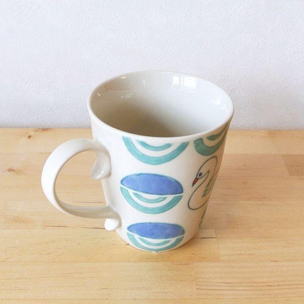 販売終了■マグカップ 白鳥 マノスフルッタ テーブルウェア スワン ハンド ペイント 250ml 1万円以上送料無 料 クリックポスト不可 |  | 01