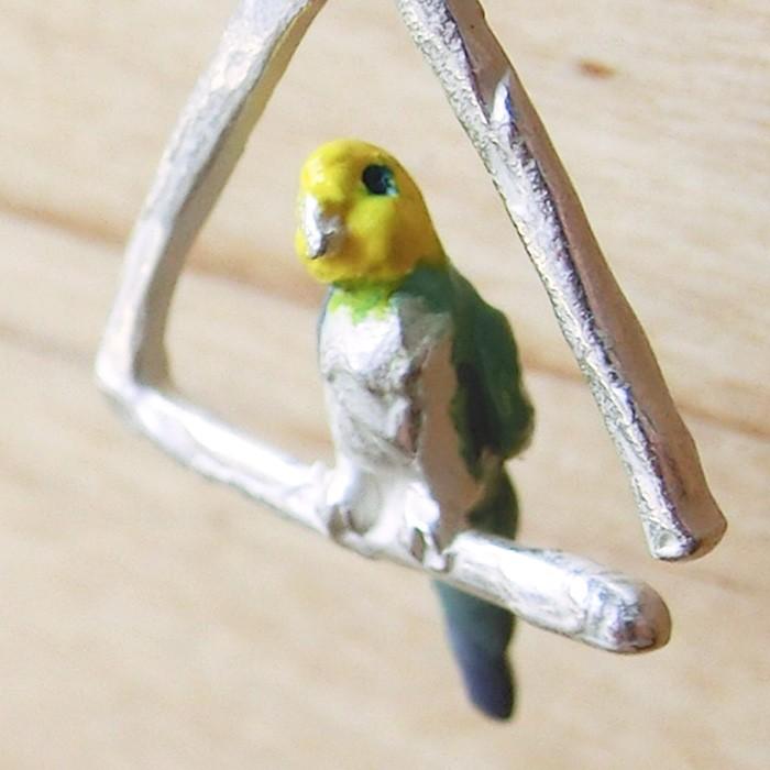 販売終了■イヤリング インコ トライアングル Palnart Poc パルナートポック いんこ 花 EA006 送料200円 1万円以上送料無料 |  | 08