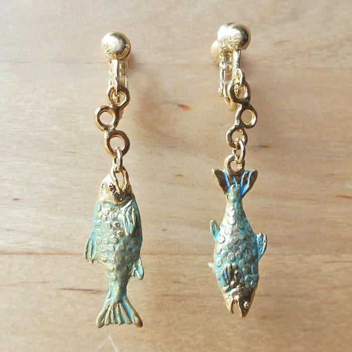 販売終了■イヤリング スカイサーモン Palnart Poc パルナートポック 鮭 シャケ EA015 送料200円 1万円以上送料無料 |  | 07