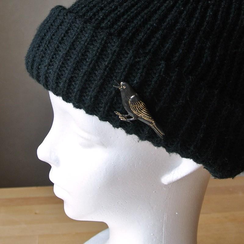 再入荷 ブローチ カラス ハシボソさん Palnart Poc パルナートポック 鴉 PB078 送料200円 1万円以上送料無料 |  | 02