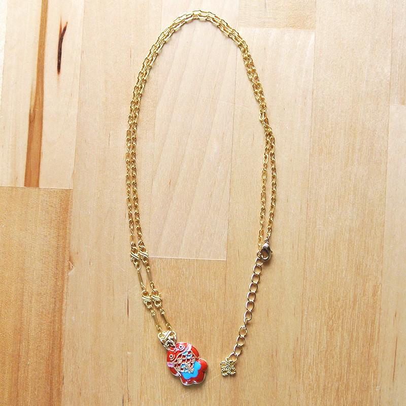 販売終了■ネックレス 金魚 メリー Palnart Poc パルナートポック レトロ 浴衣コーデ NE369 送料200円 1万円以上送料無料 |  | 01