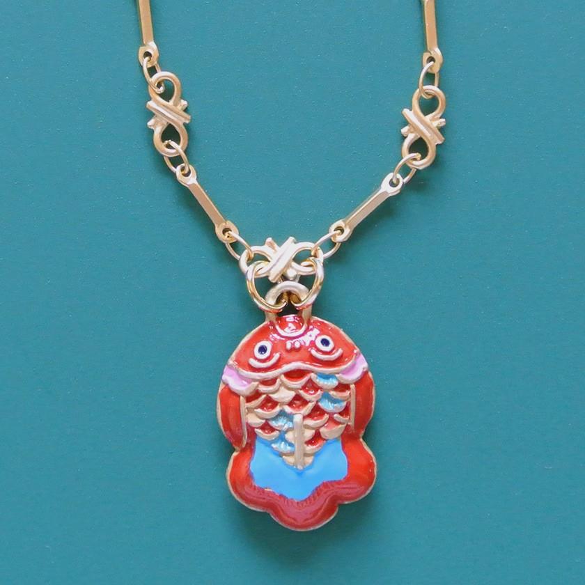 販売終了■ネックレス 金魚 メリー Palnart Poc パルナートポック レトロ 浴衣コーデ NE369 送料200円 1万円以上送料無料 |  | 15