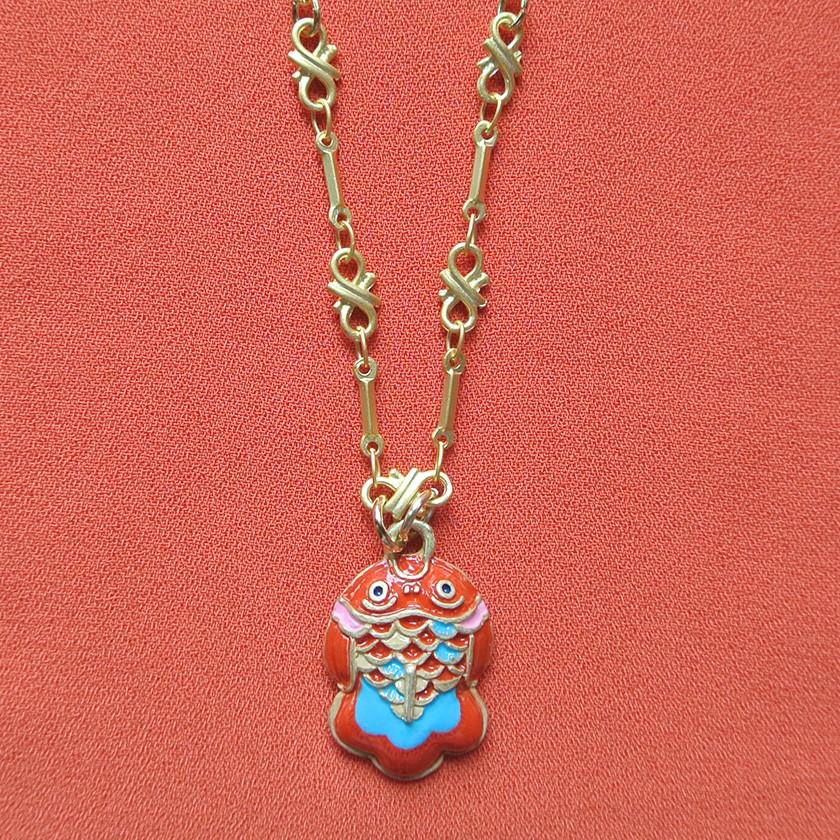 販売終了■ネックレス 金魚 メリー Palnart Poc パルナートポック レトロ 浴衣コーデ NE369 送料200円 1万円以上送料無料 |  | 16