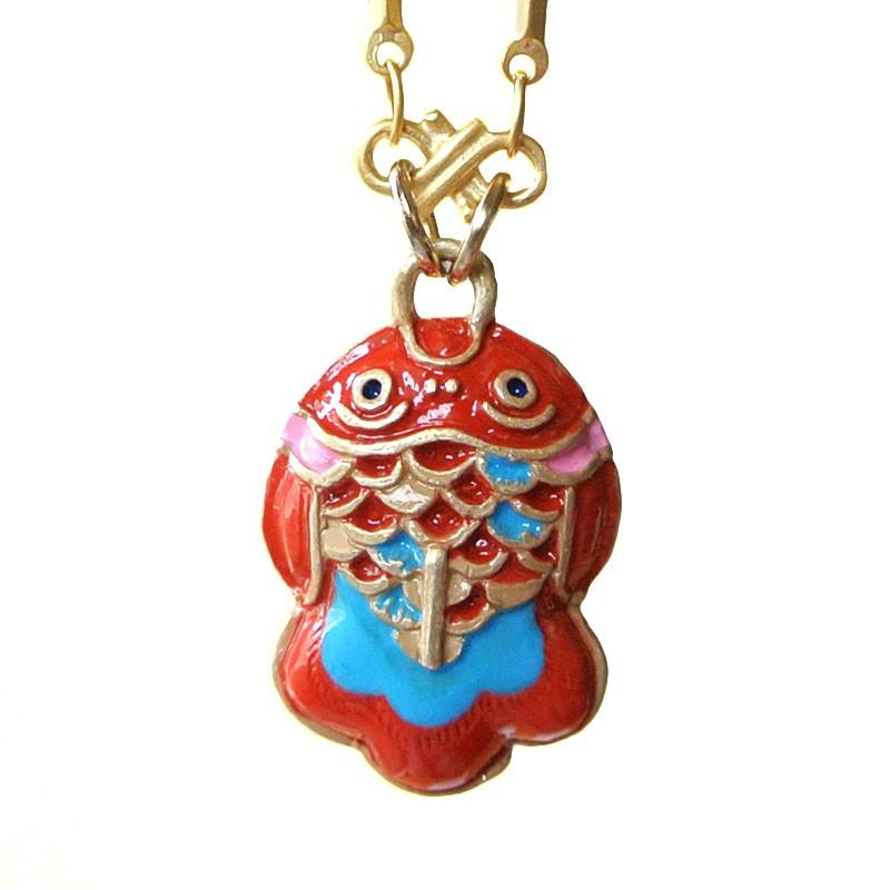 販売終了■ネックレス 金魚 メリー Palnart Poc パルナートポック レトロ 浴衣コーデ NE369 送料200円 1万円以上送料無料 |  | 17