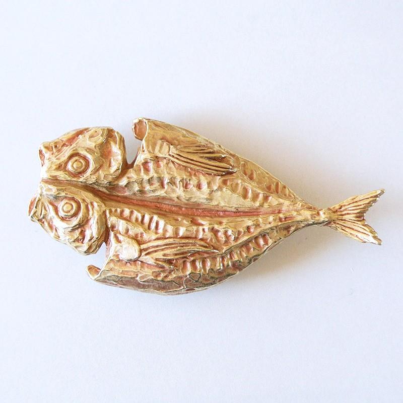 販売終了□ブローチ アジの開き Palnart Poc パルナートポック 鯵