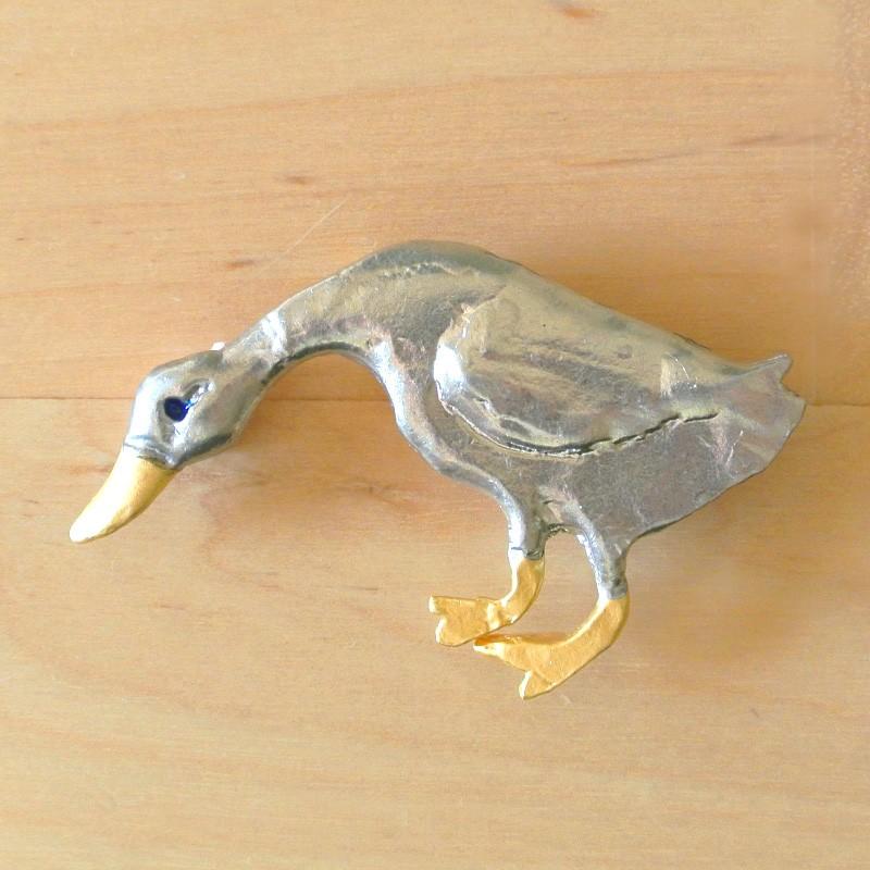 販売終了■ブローチ アヒル Palnart Poc パルナートポック 家鴨 PB004 送料200円 1万円以上送料無料 | 