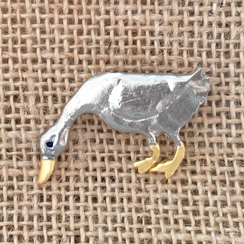 販売終了■ブローチ アヒル Palnart Poc パルナートポック 家鴨 PB004 送料200円 1万円以上送料無料 |  | 10