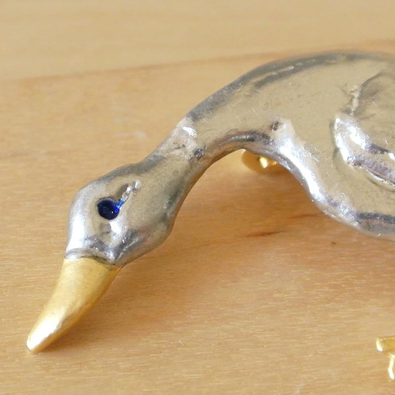 販売終了■ブローチ アヒル Palnart Poc パルナートポック 家鴨 PB004 送料200円 1万円以上送料無料 |  | 02