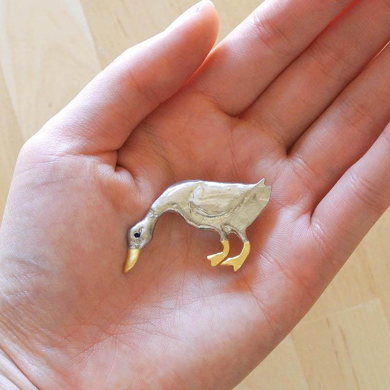 販売終了■ブローチ アヒル Palnart Poc パルナートポック 家鴨 PB004 送料200円 1万円以上送料無料 |  | 05